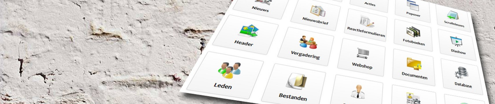 Compleet CMS met webshop
